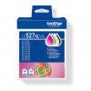Brother LC527XLVAL ink cartridge value pack (4 pcs), high yield, black, yellow, cyan, magenta