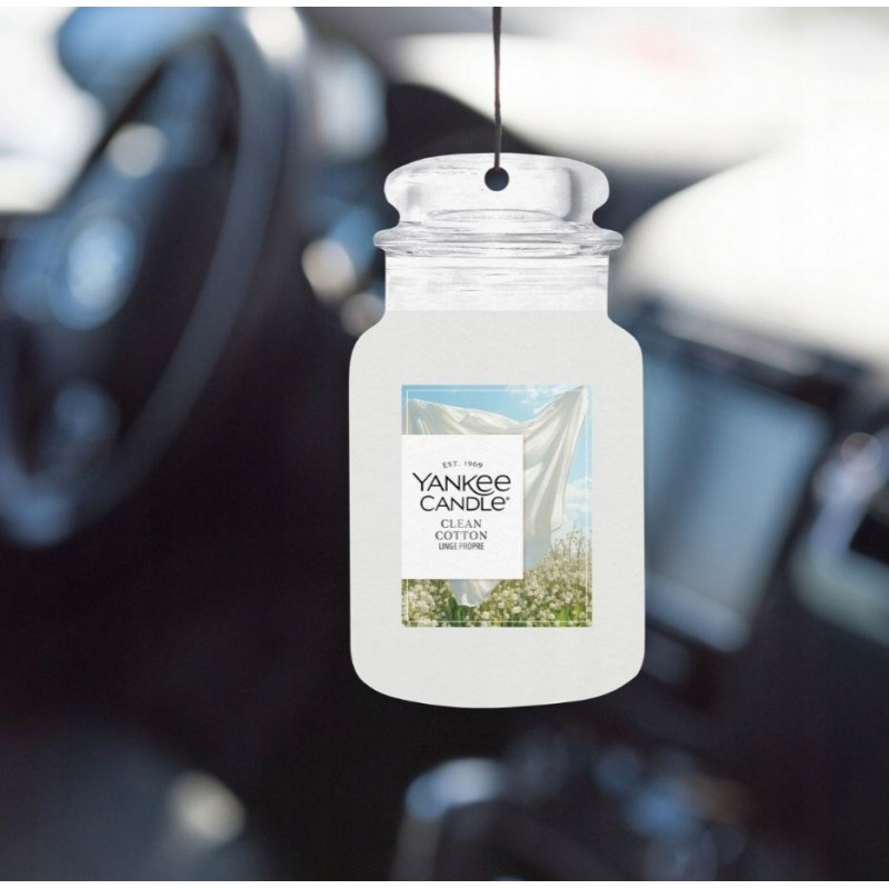 Yankee Candle Clean Cotton hanging car air freshener
