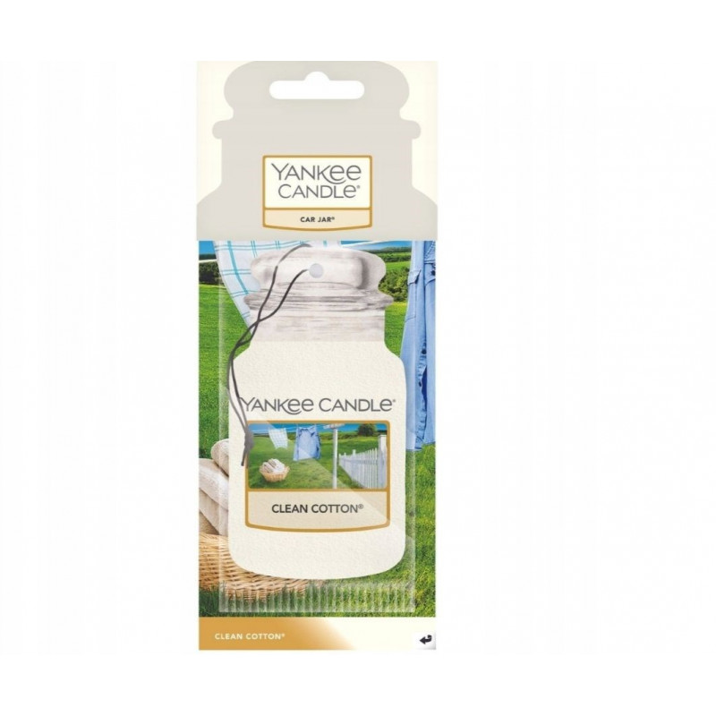 Yankee Candle Clean Cotton hanging car air freshener