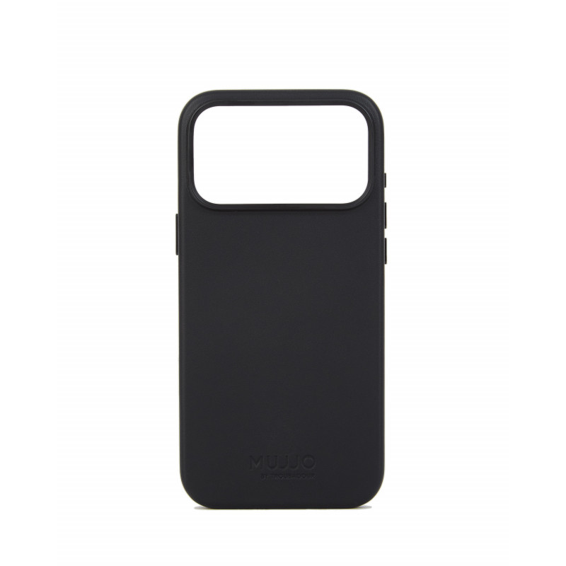 Mujjo Troubadour Leather Case for Apple iPhone 18 Pro Max / 17 Pro Max, MagSafe, black