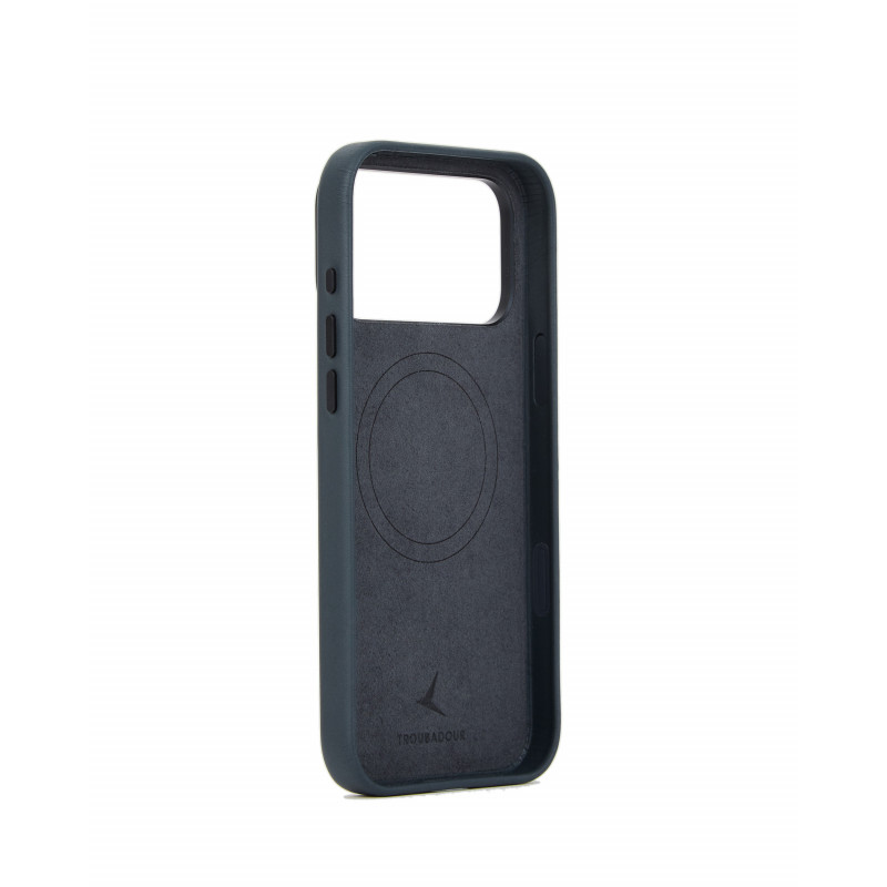 Mujjo Troubadour Leather Case for Apple iPhone 18 Pro Max / 17 Pro Max, MagSafe, basalt