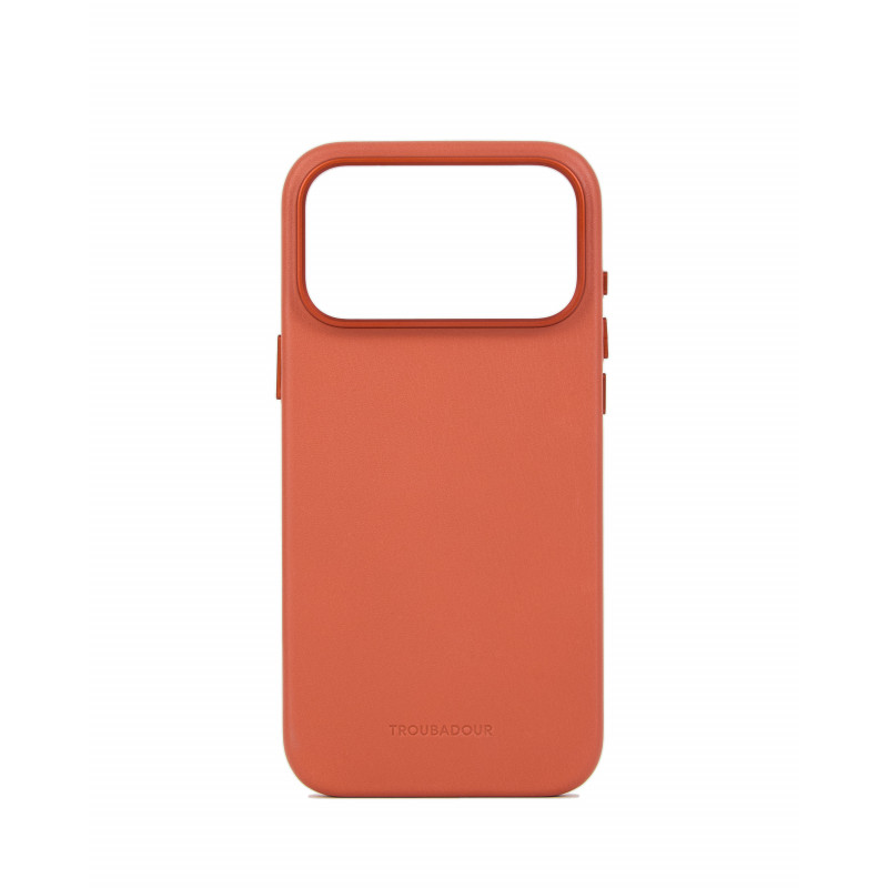 Mujjo Troubadour Leather Case for Apple iPhone 18 Pro Max / 17 Pro Max, MagSafe, terracotta