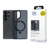 3MK Smoke Case Mag&Stand smartphone case for Samsung Galaxy S25 Ultra, black