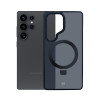 3MK Smoke Case Mag&Stand smartphone case for Samsung Galaxy S25 Ultra, black