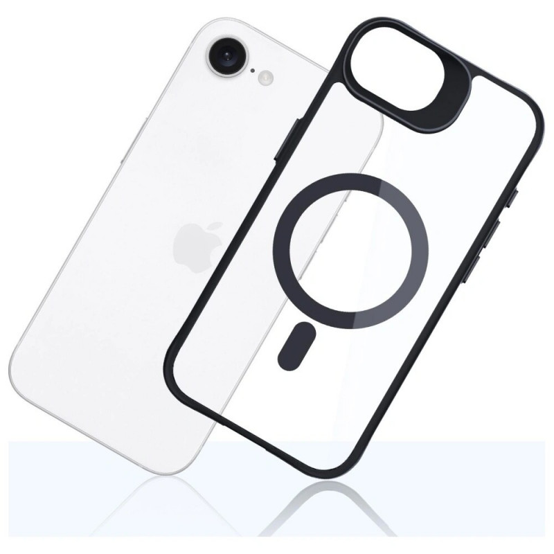 3MK Satin Armor MagCase case for Apple iPhone 17e / 16e, transparent