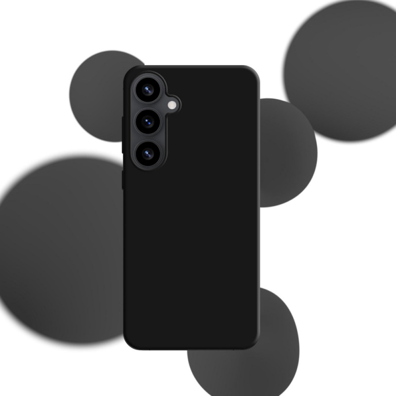 3MK Silicone Case for Samsung Galaxy S25, black