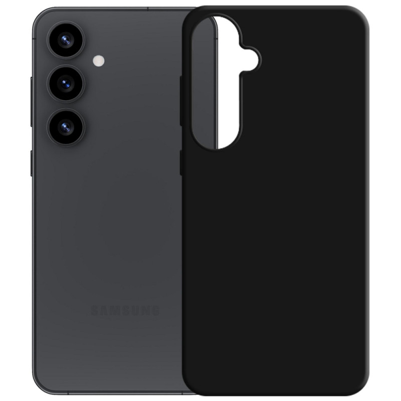 3MK Silicone Case for Samsung Galaxy S25, black