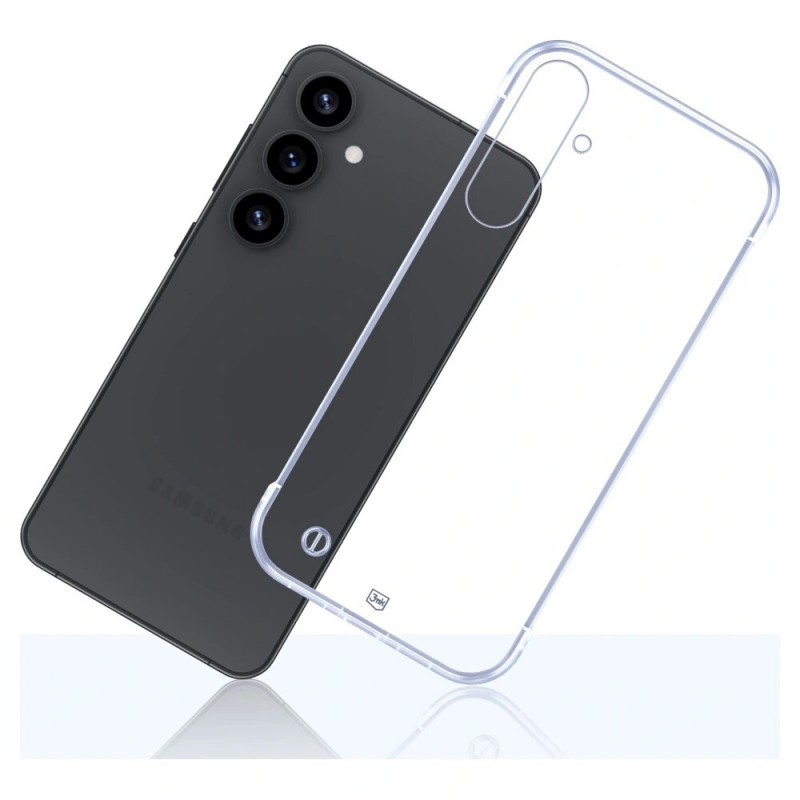 3mk Just20g Clear Case for Samsung Galaxy S25+, transparent