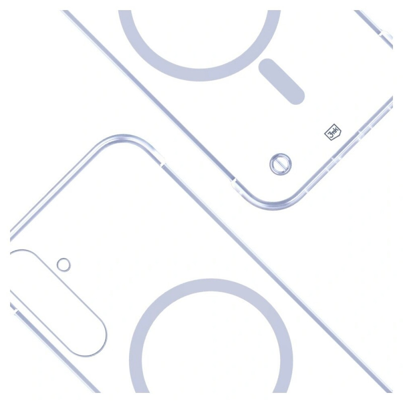 3mk Just20g MagCase for Samsung Galaxy S25, transparent