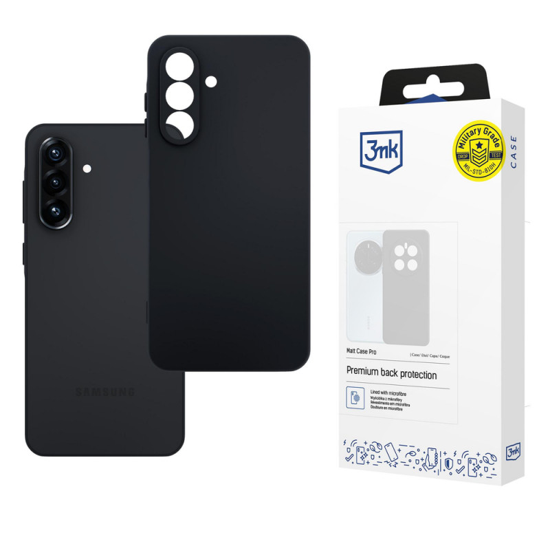 3MK Matt Case Pro for Samsung Galaxy A26 5G, black