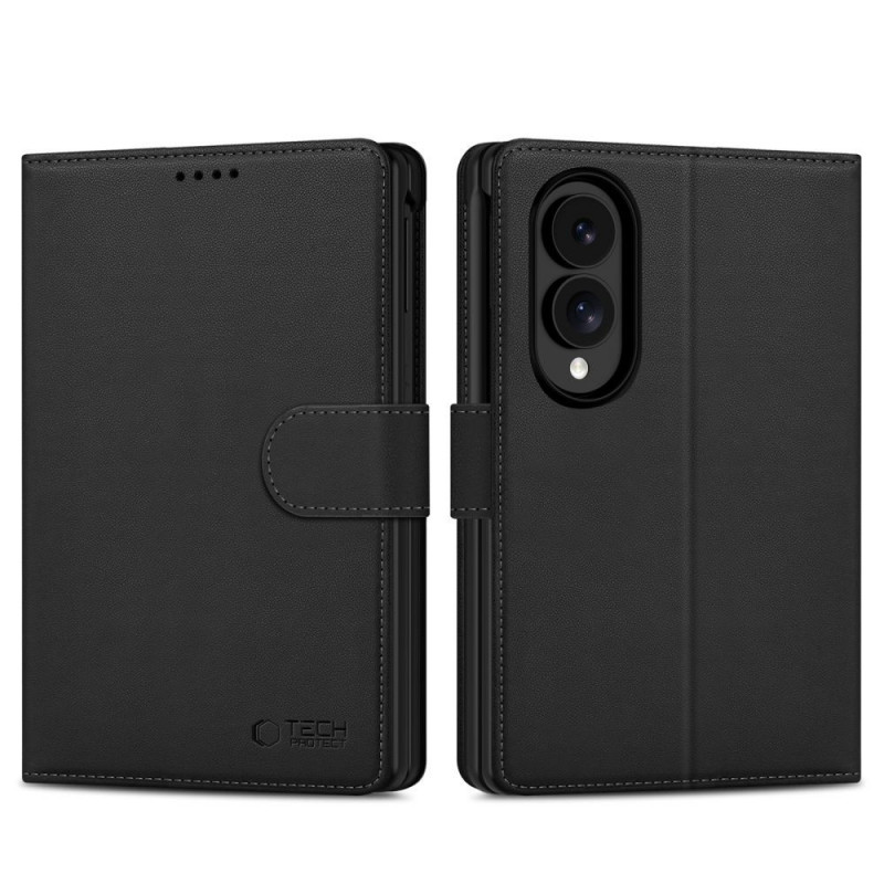 Tech-Protect Wallet case for Samsung Galaxy Z Fold 8, black