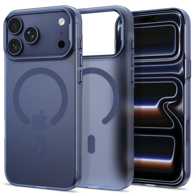 Tech-Protect MagZero MagSafe case for Apple iPhone 17 Pro Max / 18 Pro Max, matte deep blue