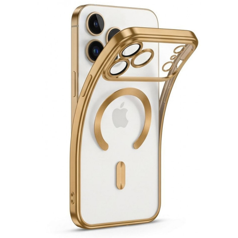 Tech-Protect Magflex MagSafe case for Apple iPhone 17 Pro Max / 18 Pro Max, Shiny Gold