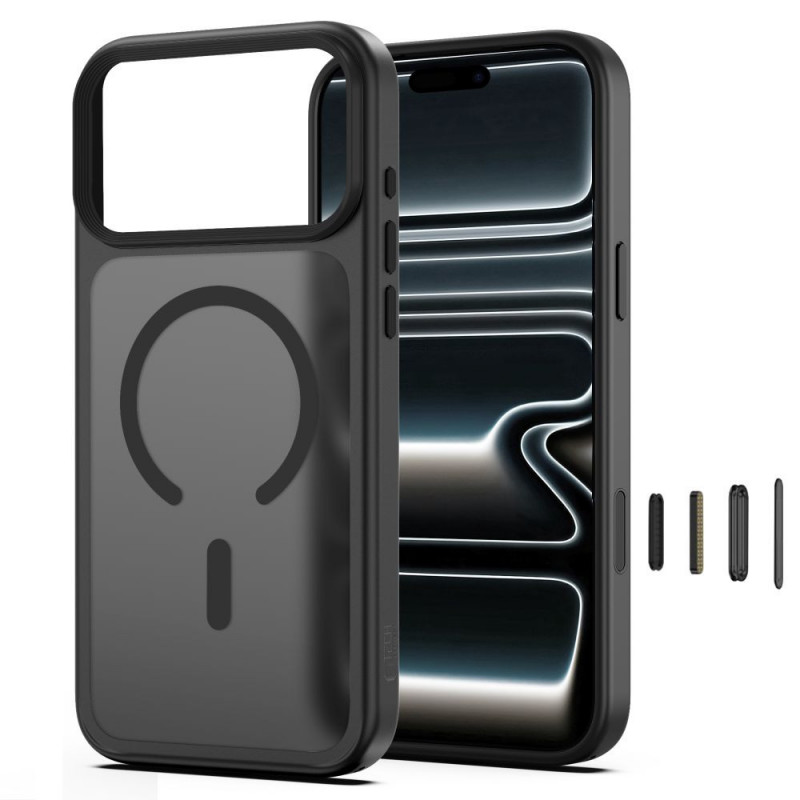 Tech-Protect Magmat MagSafe CC case for Apple iPhone 17 Pro Max / 18 Pro Max, Matte Black