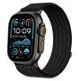 Tech-Protect Nylon Sport strap for Apple Watch 44/45/46/49 mm, Black