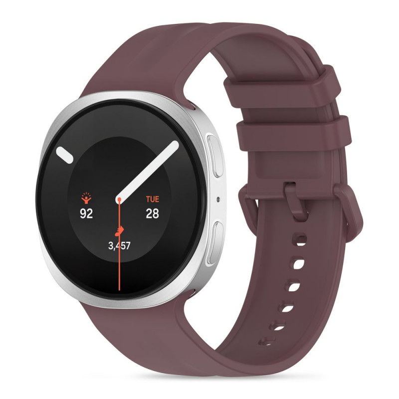 Tech-Protect Silicone Evo strap for Samsung Galaxy Watch 8 / 9 / Classic 40 / 44 / 46 mm, Velvet Plum