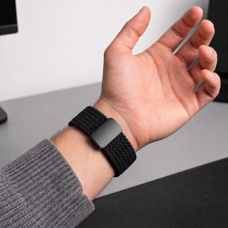 Tech-Protect NylonMag strap for Samsung Galaxy Watch 8 / 9 / Classic 40 / 44 / 46 mm, Black