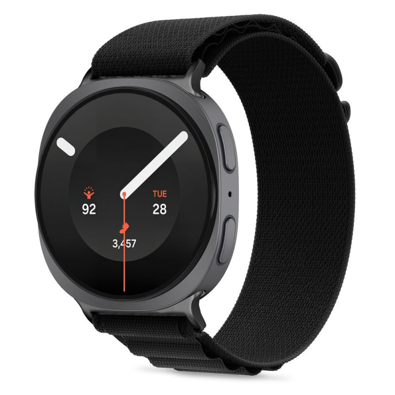 Tech-Protect Nylon Pro strap for Samsung Galaxy Watch 8 / 9 / Classic 40 / 44 / 46 mm, Black