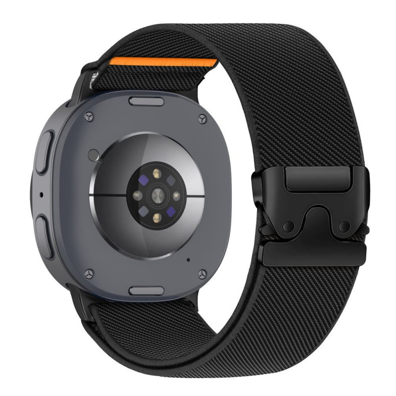 Tech-Protect Nylon Clasp watch strap for Samsung Galaxy Watch 8 / 9 / Classic 40 / 44 / 46 mm, black