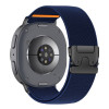 Tech-Protect Nylon Clasp watch strap for Samsung Galaxy Watch 8 / 9 / Classic 40 / 44 / 46 mm, navy blue
