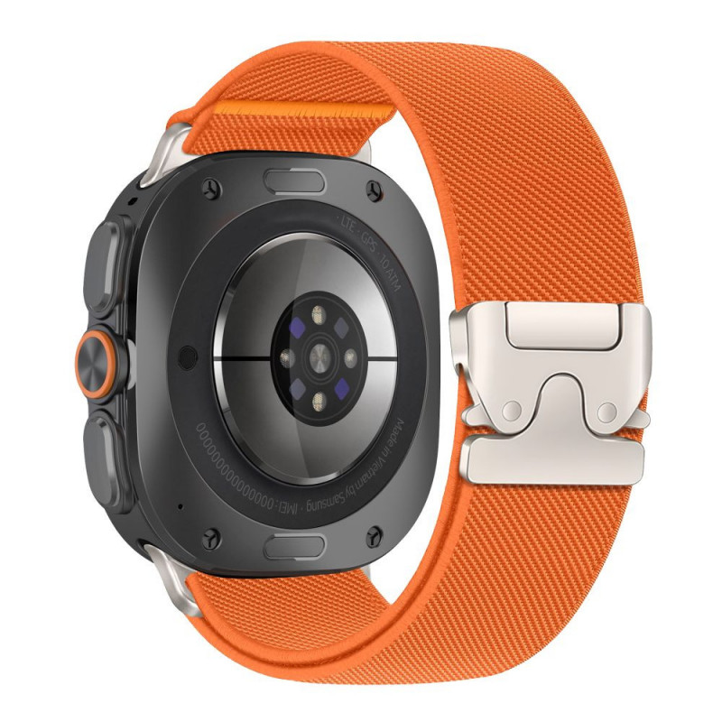 Tech-Protect Nylon Clasp watch strap for Samsung Galaxy Watch Ultra 1 / 2 2024-2026 47 mm, orange