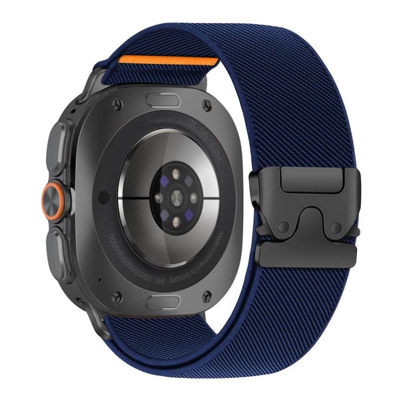 Tech-Protect Nylon Clasp watch strap for Samsung Galaxy Watch Ultra 1 / 2 2024-2026 47 mm, navy blue