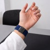 Tech-Protect Nylon Clasp watch strap for Samsung Galaxy Watch Ultra 1 / 2 2024-2026 47 mm, navy blue