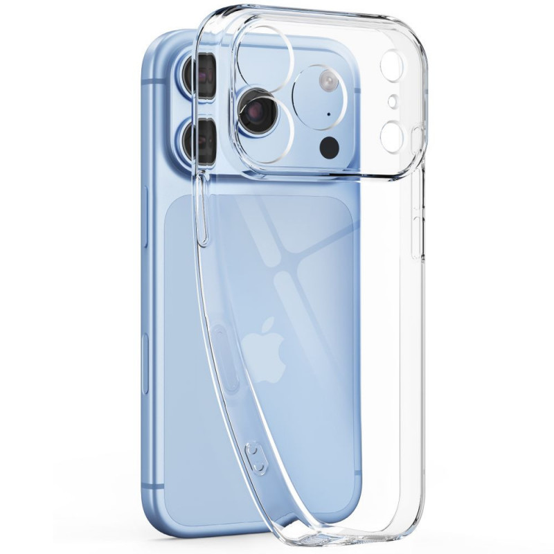 Tech-Protect FlexAir + Glass case with tempered glass (2 pcs) for Apple iPhone 17 Pro / 18 Pro, clear