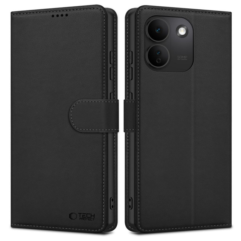 Tech-Protect Wallet case for Xiaomi Redmi Note 17 Pro Max 5G, matte black