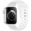 Tech-Protect Silicone strap for Apple Watch 8/9/10/11/12/SE 40/41/42 mm, white