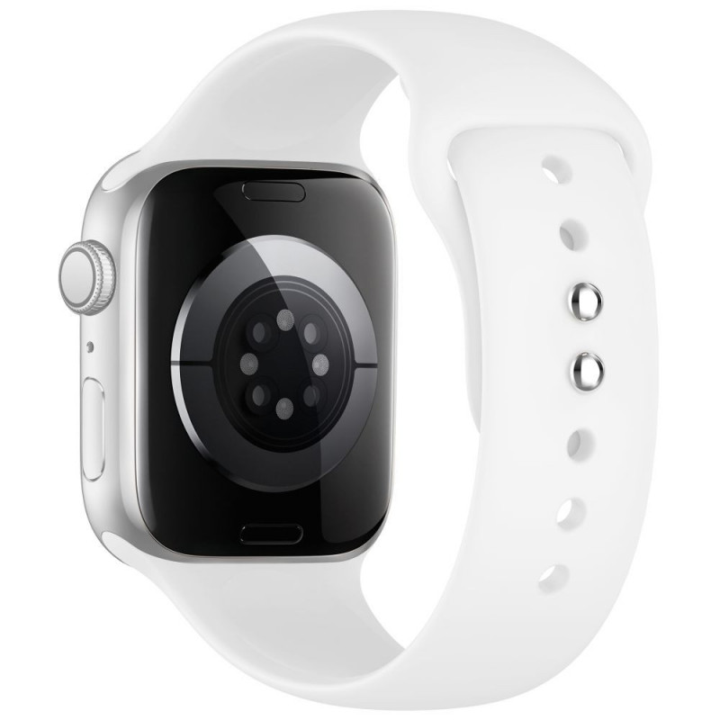 Tech-Protect Silicone strap for Apple Watch 8/9/10/11/12/SE 40/41/42 mm, white