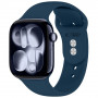 Tech-Protect Silicone strap for Apple Watch 8/9/10/11/12/SE 40/41/42 mm, navy blue