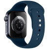 Tech-Protect Silicone strap for Apple Watch 8/9/10/11/12/SE 40/41/42 mm, navy blue
