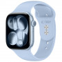 Tech-Protect Silicone strap for Apple Watch 8/9/10/11/12/SE 40/41/42 mm, light blue