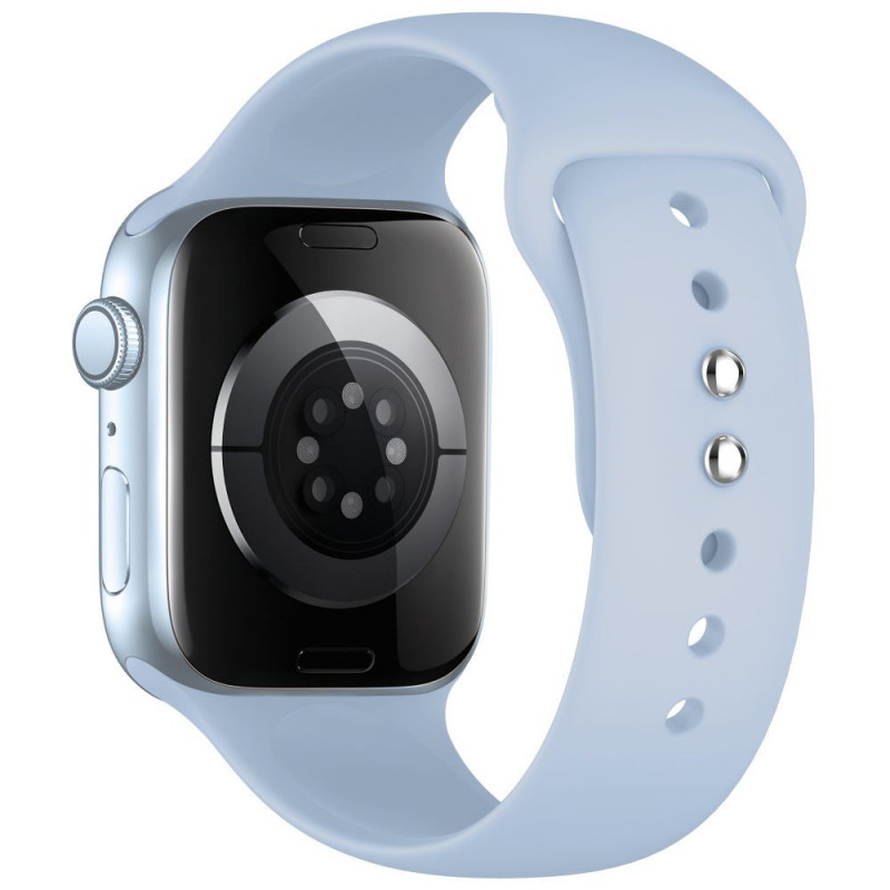 Tech-Protect Silicone strap for Apple Watch 8/9/10/11/12/SE 40/41/42 mm, light blue