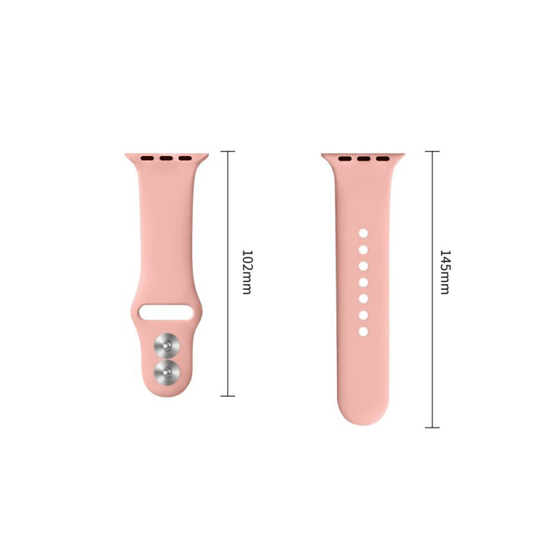 Tech-Protect Silicone strap for Apple Watch 8/9/10/11/12/SE/Ultra 44/45/46/49 mm, dusty rose
