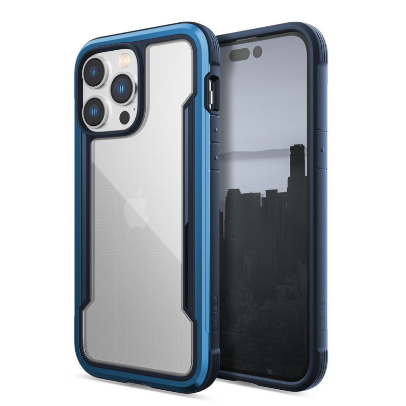X-Doria Raptic Shield case for Apple iPhone 14 Pro Max, marine blue