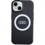 Audi IML Big Logo MagSafe case for iPhone 15 / 14 / 13, black (AUDI000075)