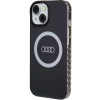 Audi IML Big Logo MagSafe case for iPhone 15 / 14 / 13, black (AUDI000075)