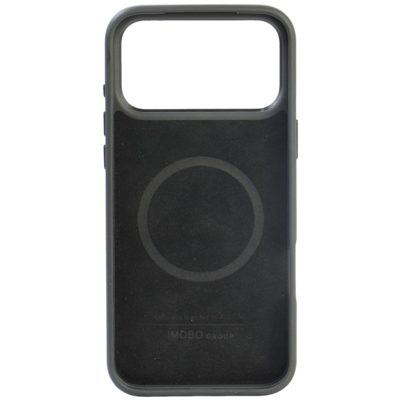 Audi R8 Genuine Leather MagSafe case for iPhone 18 Pro Max / 17 Pro Max, black and red (AUDI000240)