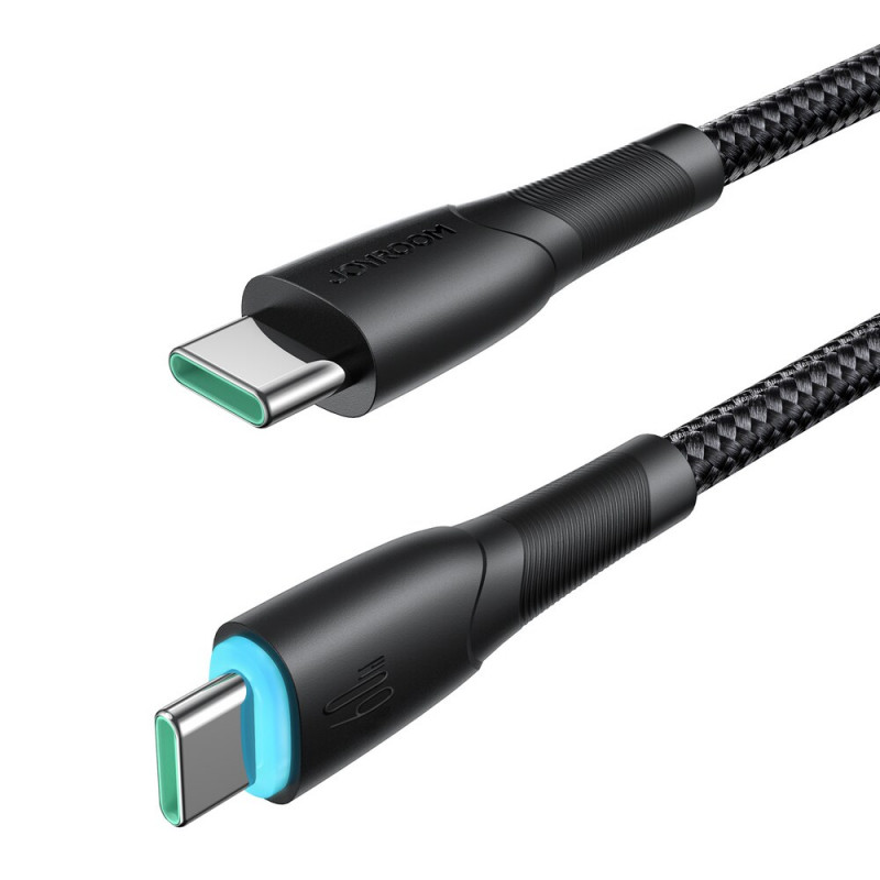 Joyroom Starry Series SA32-CC3 USB-C - USB-C cable, 60 W, 480 Mbps, 1 m, black