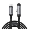 Joyroom EnjoyX Series S-A56 90° USB-C - USB-C cable, 60 W, 480 Mbps, 1.2 m, black