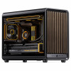 Jonsbo D33 Wood PC case, Micro-ATX, mATX, tempered glass, black, wood