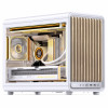 Jonsbo D33 Wood PC case, mini case, mATX, tempered glass, white, wood (D33 WD/WHITE)