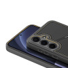 Dux Ducis Rafi II case for Samsung Galaxy S25 with stand and wallet, black