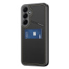 Dux Ducis Rafi II case for Samsung Galaxy S25 with stand and wallet, black