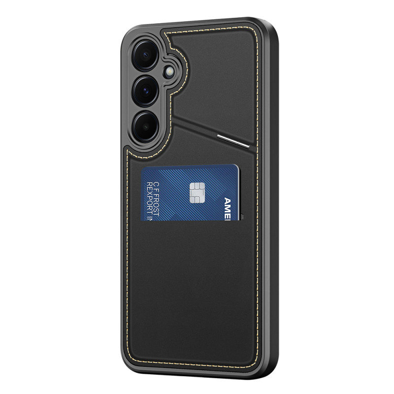 Dux Ducis Rafi II case for Samsung Galaxy S25 with stand and wallet, black