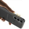 Dux Ducis Rafi II case for Samsung Galaxy S25 with stand and wallet, black
