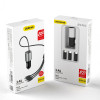 Dudao R5ProN car charger with built-in 3-in-1 cable (Lightning / USB-C / micro USB), 3.4 A, 1 m, black