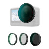Telesin CPL/VND8/UV filter set for DJI Osmo Action 6 (3 pcs)